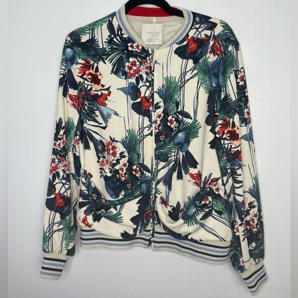 ZARA tropical bomber floral jacket - Picture 1 of 10
